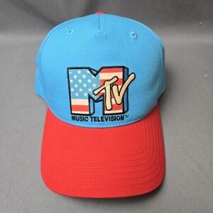 MTV Blue and Red Cap